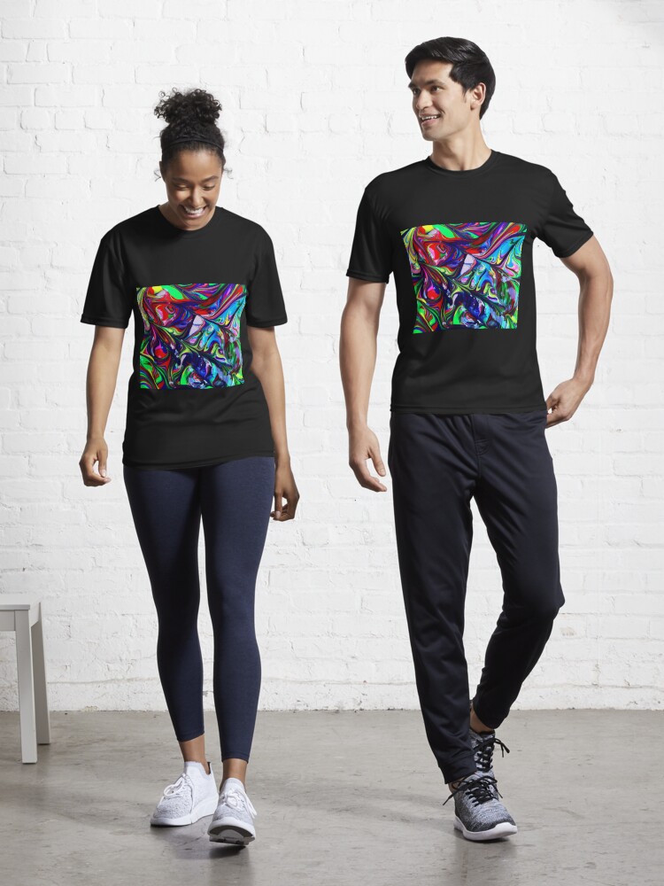 Thumbnail 1 of 7, Active T-Shirt, Paint Texture designed and sold by Claudiocmb.