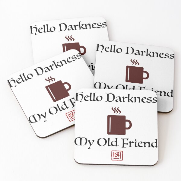 Item preview, Hello Darkness My Old Friend designed and sold by KohiClub.