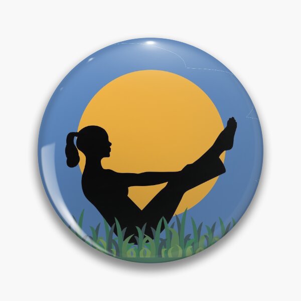 Item preview, Girl doing yoga on the grass. Perfect to give to lovers of yoga and exercise. designed and sold by Martapp.