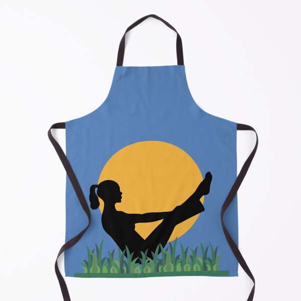 Item preview, Girl doing yoga on the grass. Perfect to give to lovers of yoga and exercise. designed and sold by Martapp.