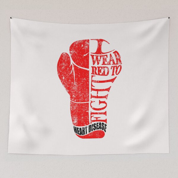 Item preview, I Wear Red To Fight Heart Disease - Iron Deficiency Anemia designed and sold by Teeses.