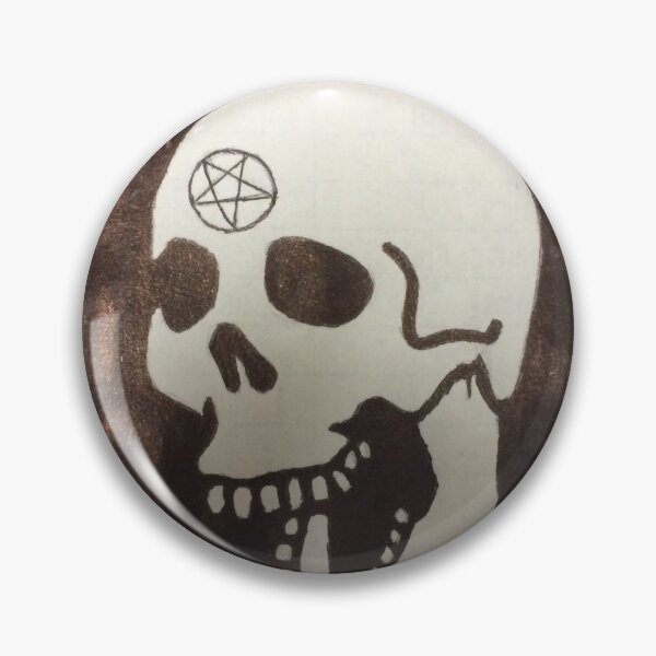 Item preview, Pentagram Skull designed and sold by BloodRoad.