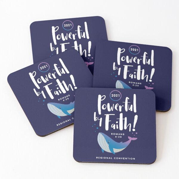 Item preview, Powerful by Faith! | 2021 Convention | Whale Illustration designed and sold by Kim Liester Lagura.
