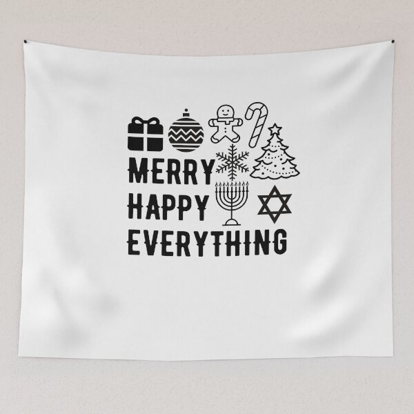 Item preview, Merry Happy Everything! designed and sold by geekygirlprint.