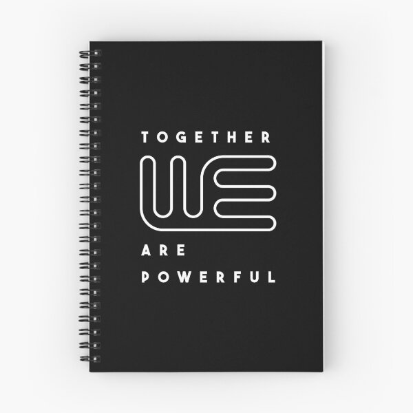 Item preview, Together we are powerful. Typography design (black and white) designed and sold by lents.
