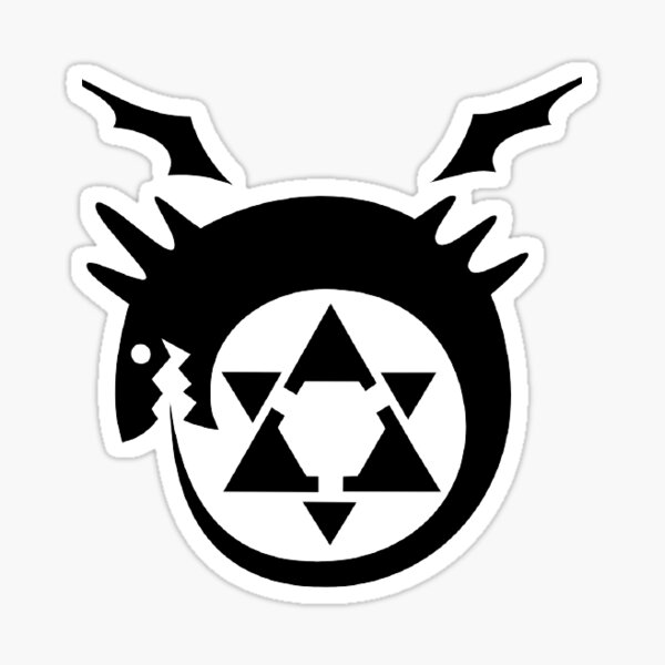 Sticker Gier Symbol Redbubble