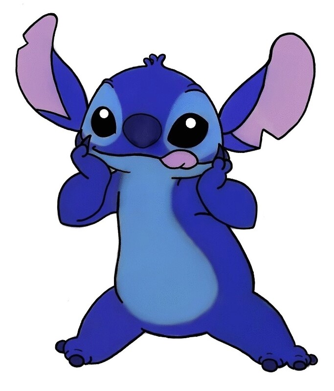 Stitch Kawaii By Willowwood Redbubble