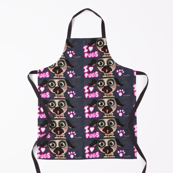 Item preview, I Love Pugs designed and sold by QueenBubbleshop.