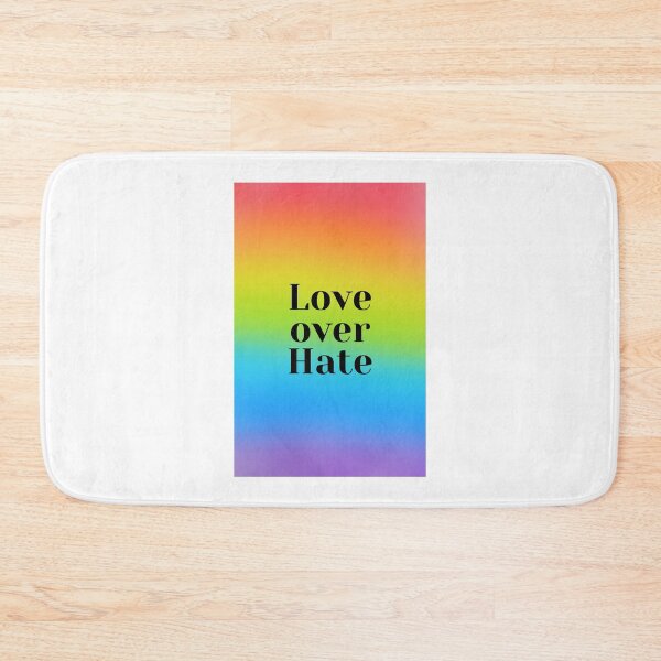 Item preview, Love Over Hate designed and sold by geekygirlprint.