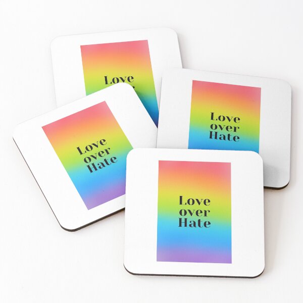 Item preview, Love Over Hate designed and sold by geekygirlprint.