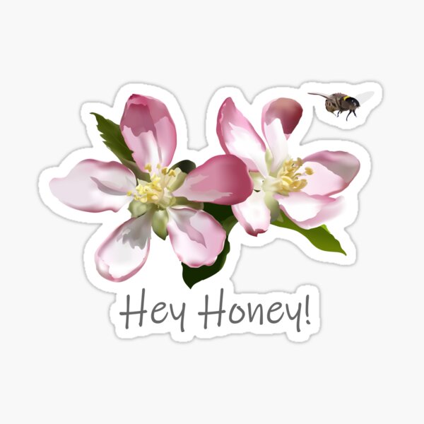 Item preview, Apple Blossoms, Hey Honey! designed and sold by Disera88.
