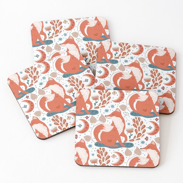 Item preview, Orange fox pattern designed and sold by Patternsonly.