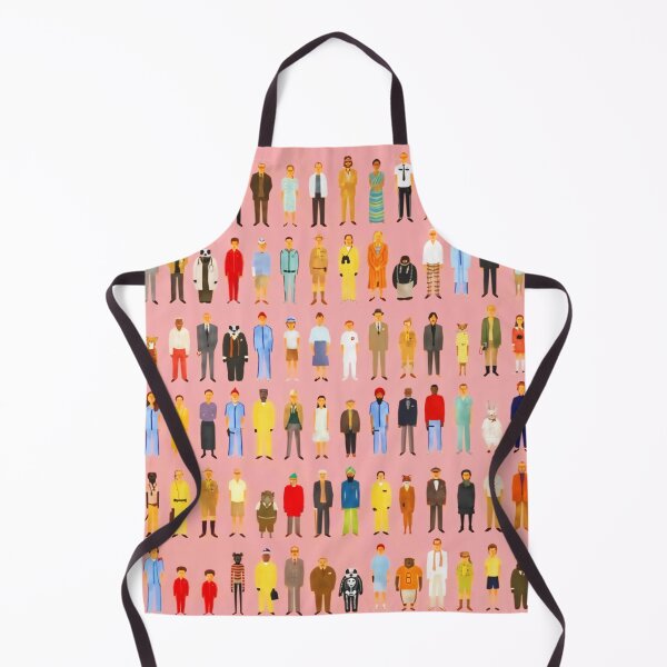 Wes Anderson Movie Characters Apron