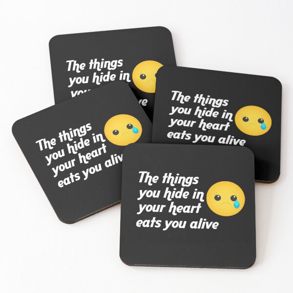 Item preview, The things you hide in your heart eats you alive designed and sold by RAKANSHIRTS.