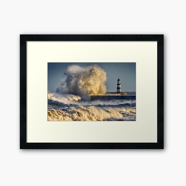 Seaham Harbour, Co Durham Framed Art Print