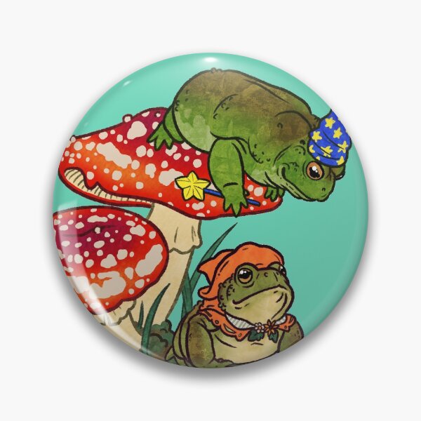 Item preview, Toad Witch and Wizard with Red Spotted Mushrooms designed and sold by Jessuh.