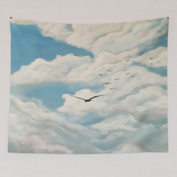 Item preview, Japanese Wind Clouds-Outdoors-Night designed and sold by DiensDesign.