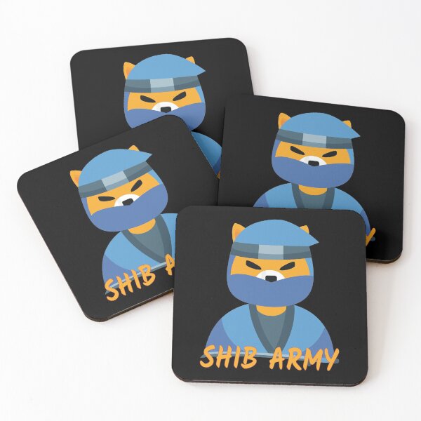 Item preview, SHIB ARMY Ninja Crypto Token Shiba Inu coin designed and sold by Tatus Brinal.