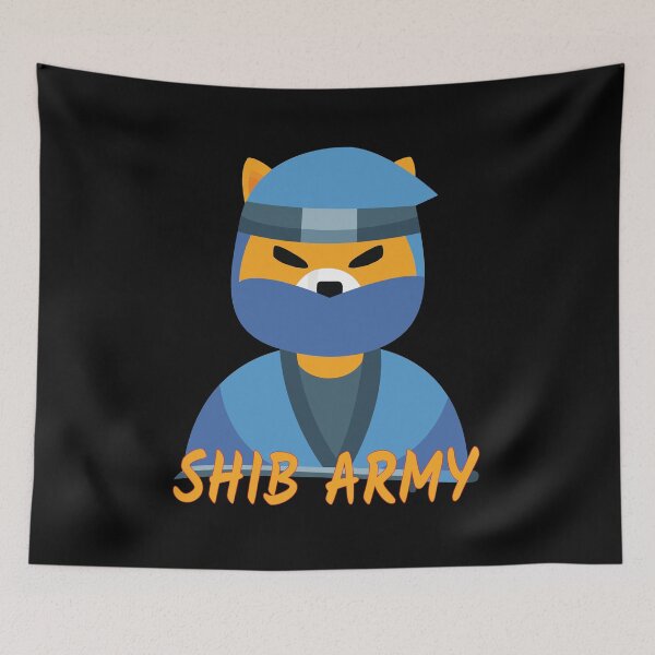 Item preview, SHIB ARMY Ninja Crypto Token Shiba Inu coin designed and sold by Tatus Brinal.