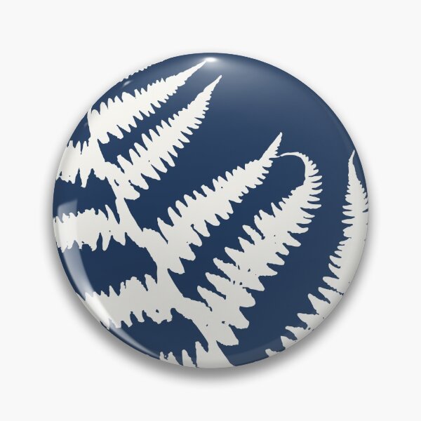 Item preview, Botanical Study 15, Off White on Dark Navy Blue (part of a set) designed and sold by KShedenhelm.
