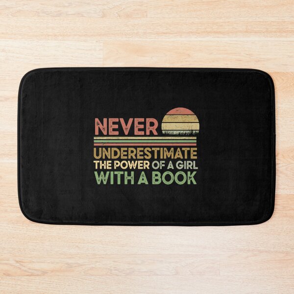 Item preview, Never Underestimate The Power Of A Girl With A Book Vintage designed and sold by beckergree.