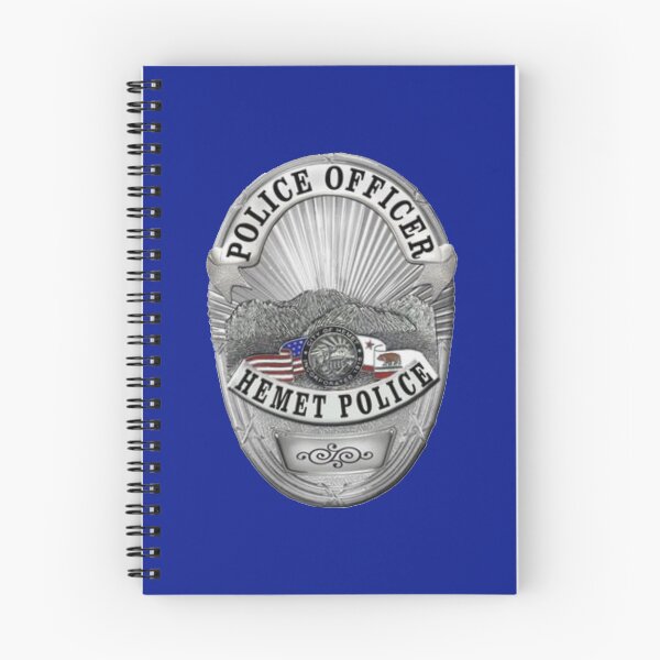 Item preview, Hemet California Police Badge designed and sold by Lawrence Baird.
