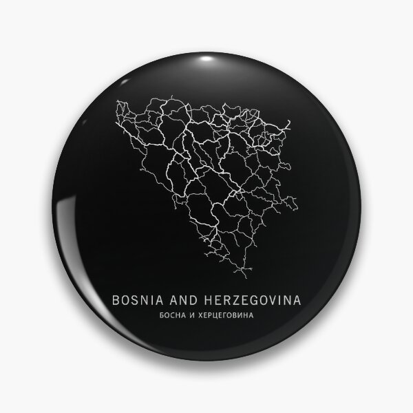 Item preview, Bosnia and Herzegovina Road Map designed and sold by clarkstpress.