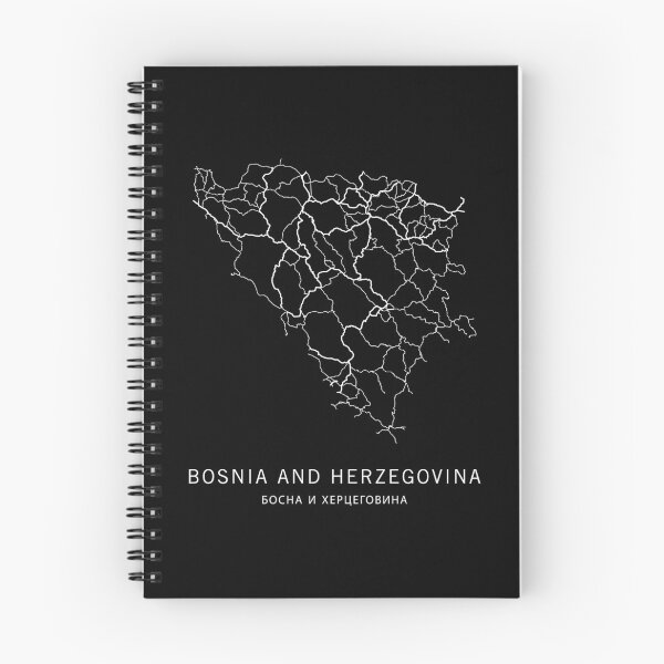 Item preview, Bosnia and Herzegovina Road Map designed and sold by clarkstpress.