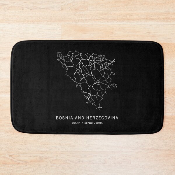 Item preview, Bosnia and Herzegovina Road Map designed and sold by clarkstpress.