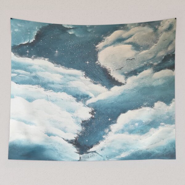 Item preview, Japanese Wind Clouds-Outdoors-Night designed and sold by DiensDesign.