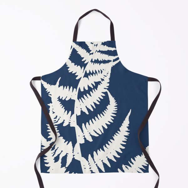 Item preview, Botanical Study 19, Off White on Dark Navy Blue (part of a set) designed and sold by KShedenhelm.
