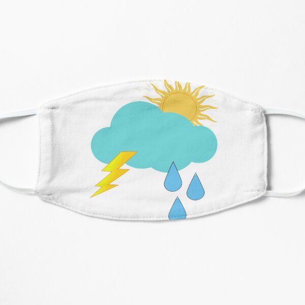 Klimaaufkleber Flache Maske