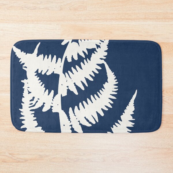 Item preview, Botanical Study 19, Off White on Dark Navy Blue (part of a set) designed and sold by KShedenhelm.