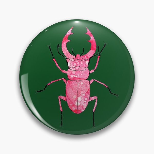 Item preview, Cool beetle. Garden pink Beetle. designed and sold by ZheltakovaIana.