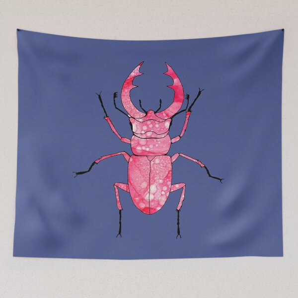 Item preview, Cool beetle. Garden pink Beetle. designed and sold by ZheltakovaIana.