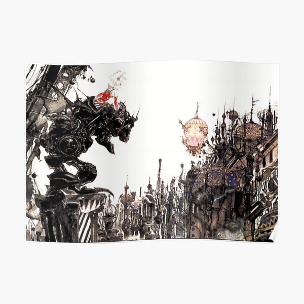 Wall Hangings Prints Final Fantasy 6 Coin Charm Video Game Token Toss