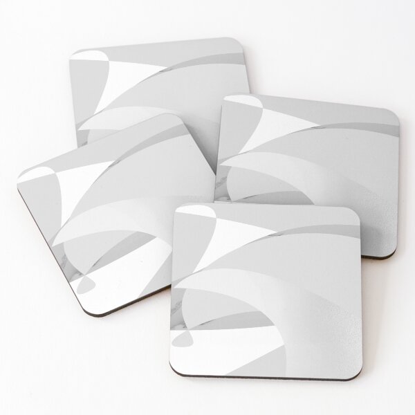 Item preview, Mix and match. Abstract white and silver soft grey gray - simple and stylish. Caroline Laursen original designed and sold by Caroline Laursen.