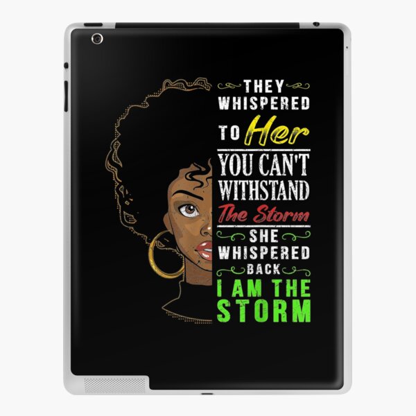 Melanin Women African American Pride Black History Month iPad Skin