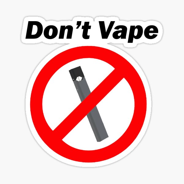 don-t-vape-sticker-for-sale-by-speahead-redbubble