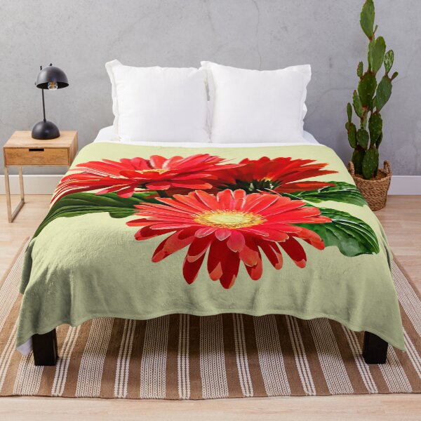 Item preview, Red Gerbera Daisy Trio designed and sold by Susan Savad.