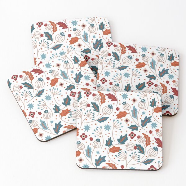 Item preview, White background leaf designed and sold by Patternsonly.