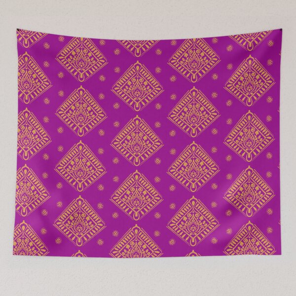 Item preview, INDIE BLOCK PRINT DIAMOND designed and sold by pouringluck.