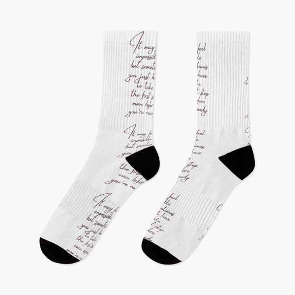 Item preview, It may feel impossible but sometimes you just have to take the first step even before you're ready designed and sold by Red-ElYoubi.