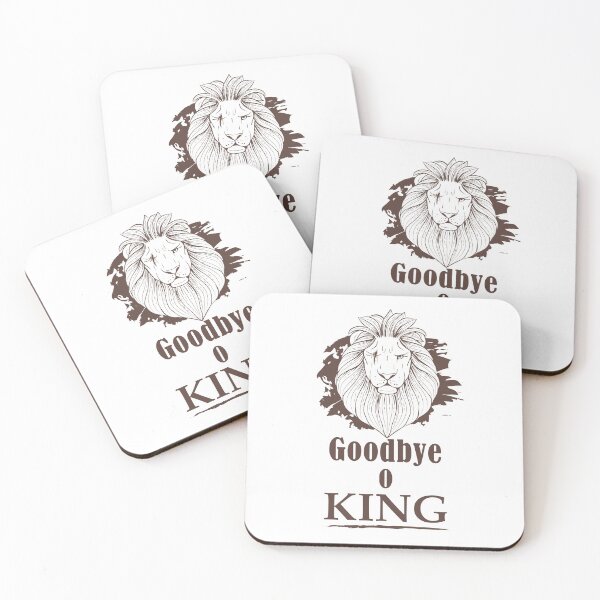 Item preview, Goodbye, O King, the natural death of Kenyan lion Scarface, Awesome gift for your friends and family designed and sold by abdelhak2005.