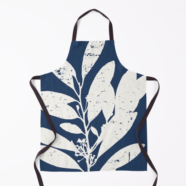 Item preview, Botanical Study 21, Off White on Dark Navy Blue (part of a set) designed and sold by KShedenhelm.