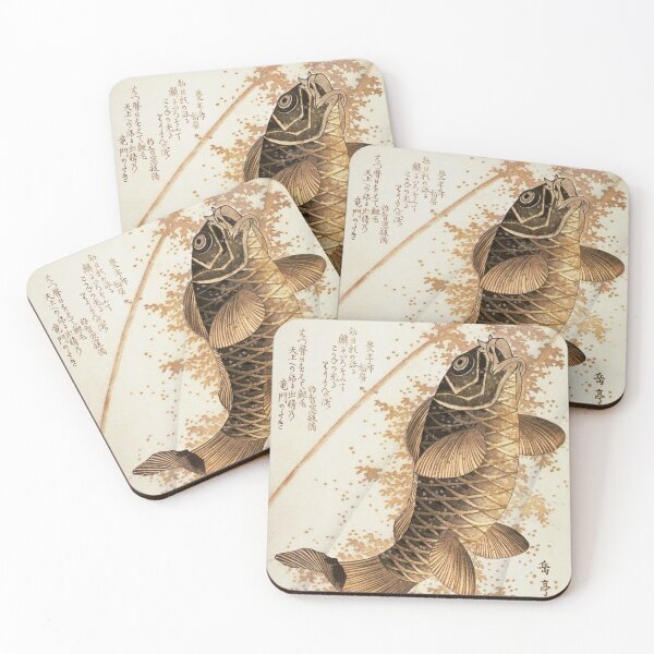 Item preview, Carp Ascending a Waterfall designed and sold by NicoNicoNEET.