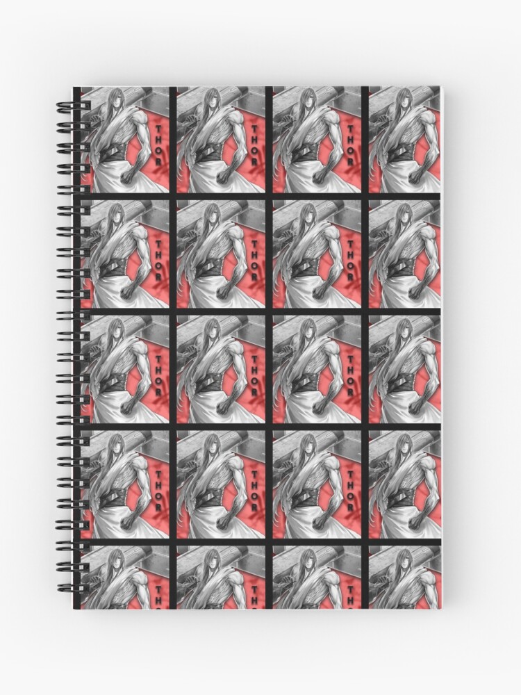 Shuumatsu no Valkyrie: Record of Ragnarok Thor Spiral Notebook