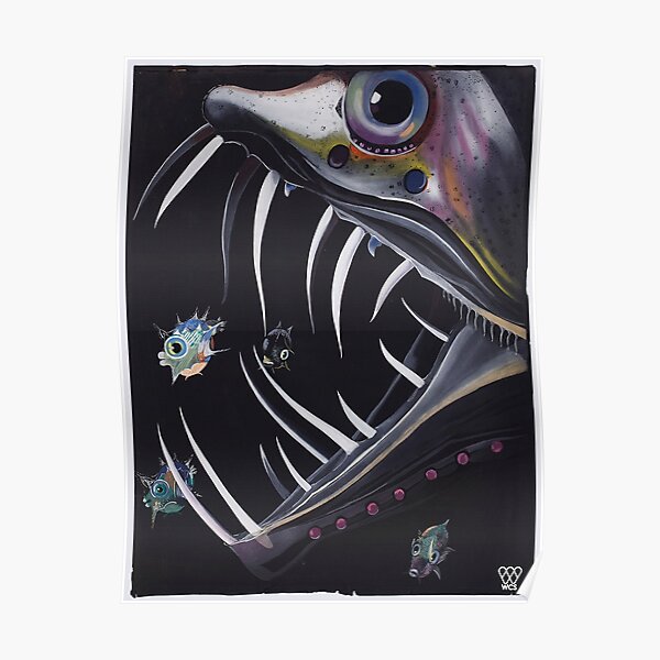 Saber-Toothed Viper Fish Poster