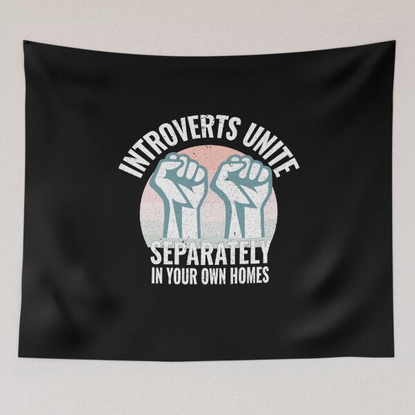 Item preview, Introverts Unite Separately In Your Own Homes, Funny shirts for introverts designed and sold by AMZBlacKStore.
