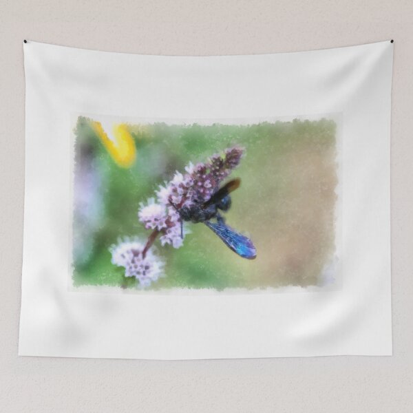 Item preview, Blue Winged Hornet designed and sold by Sergey Ovchinnikov.